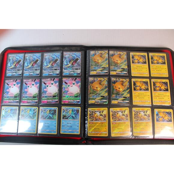 Pokemon Card Binder Collection ~320 cards most HOLO/RHOLO MANY DUPES SOME V's - Picture 1 of 12
